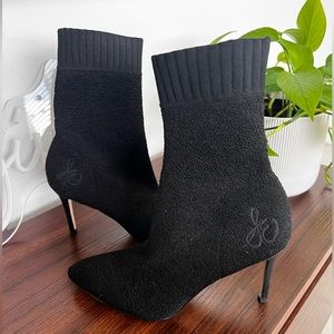 Sam Edelman Oskana Black Sock Bootie Boots 7.5
